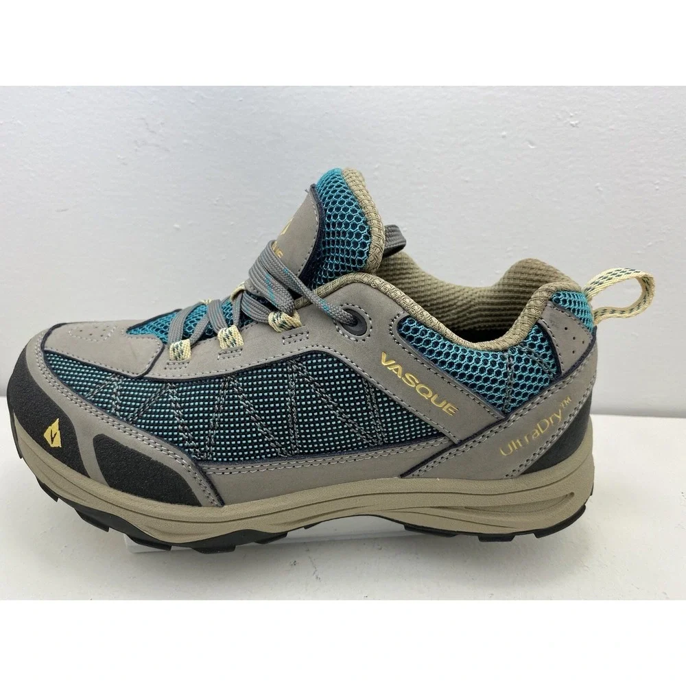 Vasque Monolith Low UltraDry Kids Gargoyle Everglade Hiking Shoes Size 6 113568